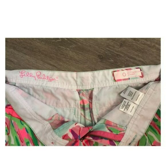 Lilly Pulitzer The Buttercup Short In The Vias Inseam 5" Women's Size 0 - Picture 4 of 5